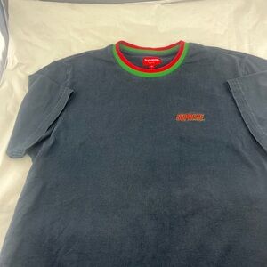 Navy Supreme T Shirt Meduim